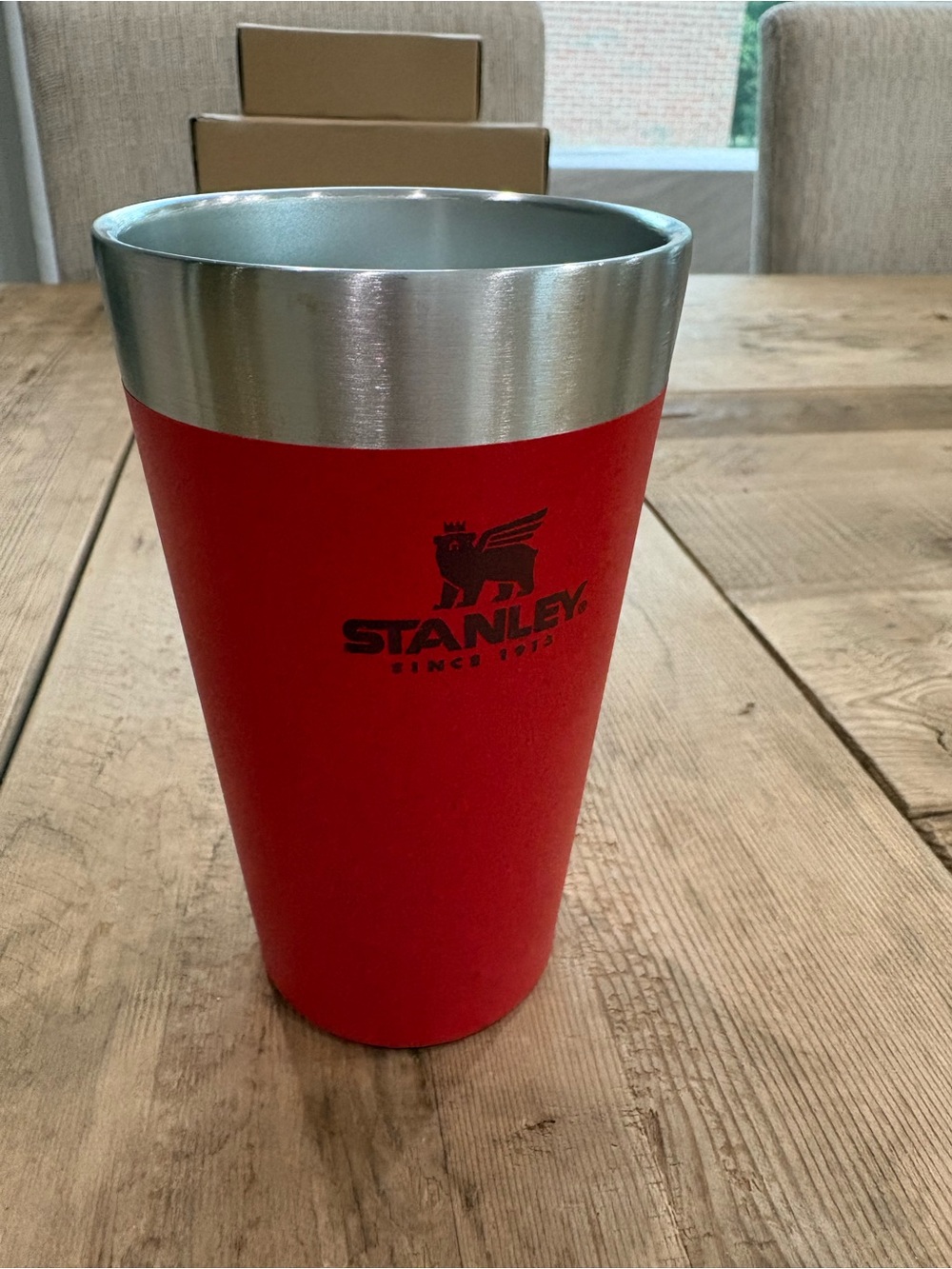 Stanley Red & Silver Insulated Tumbler
